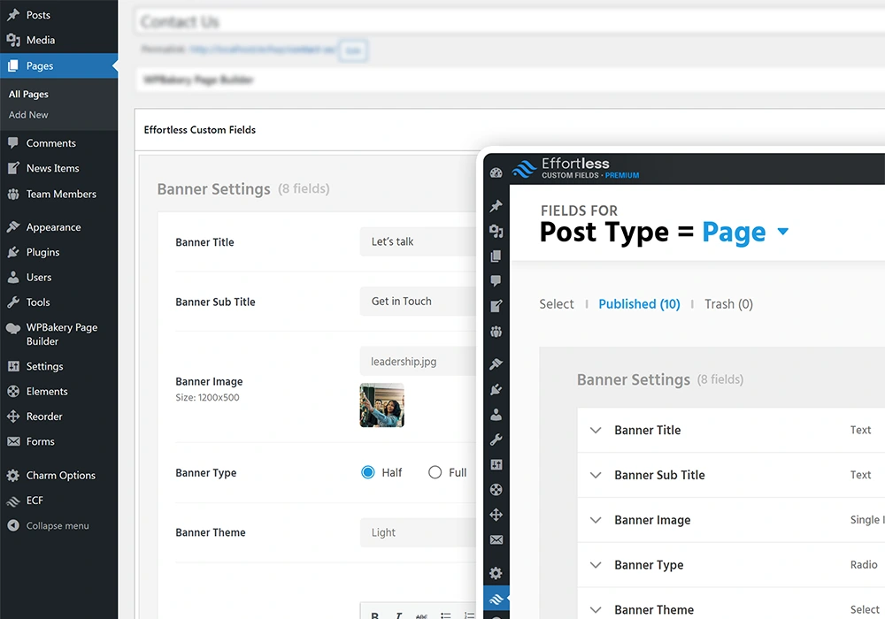 Effortless Custom Fields