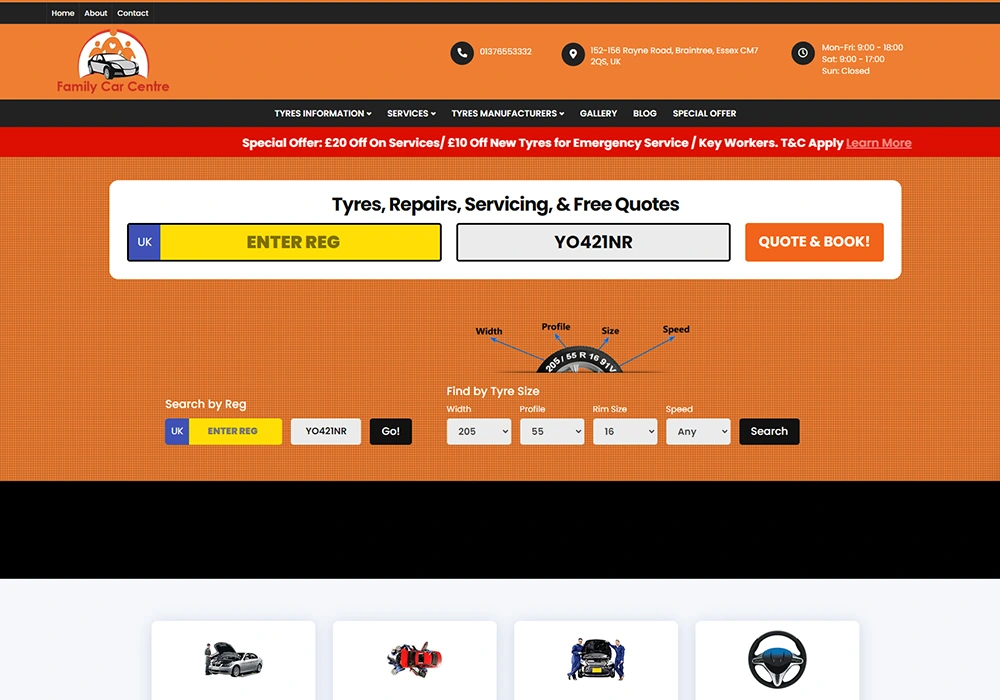 Find & Book Tyres