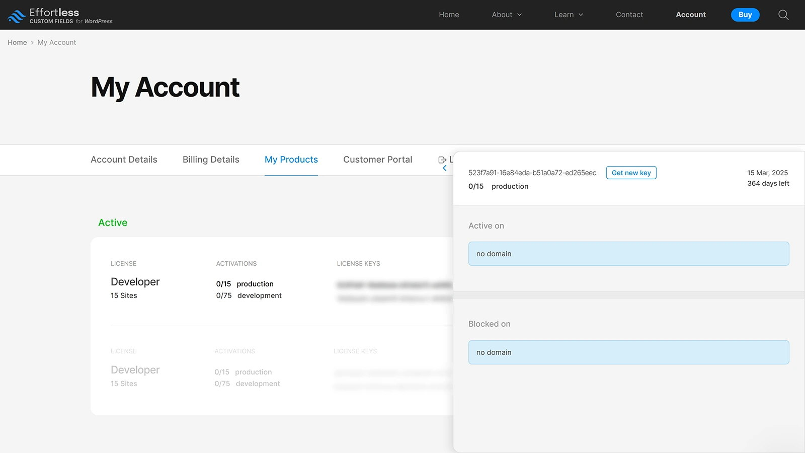 License & Subscription